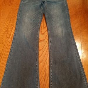 Women American Eagle Jeans Flare Legs Regular Size 8